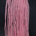 Filo di perle a tubo in diaspro imperiale rosa 2x4mm per creazione di collane DIY - 2x4mm (1 Filo) / Quarzo rosa