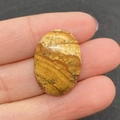 Ovale jaspis edelsteen cabochon met natuurlijke beige en bruine landschapstextuur - Jaspis / 18x25mm