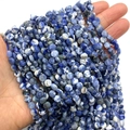 Gefacetteerde natuurlijke sodaliet stenen kralen voor DIY sieraden maken - 6mm / Blauwe Sodaliet