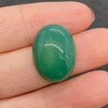 Oval 15x20mm green aventurine natural stone cabochon for jewelry making - 15x20mm / Green Agate