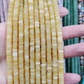 Perline in pietra naturale gialla da 2x6mm per la creazione di gioielli fai da te - 2x6mm / Topazio