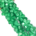 Perles en aventurine verte en forme d'étoile pour la création de bijoux DIY - 15x15x7mm / Jade Vert