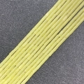 Ανοιχτό κίτρινο οπάλιο χάντρες 2x4mm σε σχήμα σωλήνα για DIY κολιέ και κοσμήματα - 2x4mm / Ιάσπιδας Λεμονιού