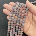 Natuurlijke agaat kralen met drakenadertextuur in gemengde kleuren voor DIY-sieraden - koffiekleur
