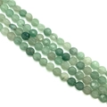 Cuentas de aventurina verde claro facetadas, 8x8x5mm piedras naturales planas para joyería DIY - 8x8x5mm (Aprox. 25 Piezas) / Aventurina Verde
