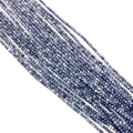 Fili di perle rotonde in conchiglia naturale blu-grigio da 2mm per gioielli fai da te - 2.0mm / Blu Grigio (Stile 5)
