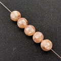 Perles de pendentif en coquillage mosaïque rose avec un éclat nacré irisé élégant - Rose