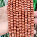 Cuentas de piedra de oro marrón con destellos dorados para creación de joyería DIY - Tamaño Pequeño / Piedra de Arena Dorada