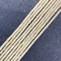 Natural yellow wood grain citrine tube beads 2x4mm for DIY jewelry making accessories - 2x4mm / Tea Watermelon