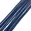 Lapis Lazuli 2x4mm tube beads in deep blue with gold sparkles for DIY jewelry making - 2x4mm / Blue Sandstone