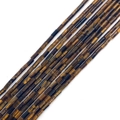 Tiger's Eye natural stone tube beads 2x4mm strand for DIY necklace jewelry making - 2x4mm / Tiger's Eye