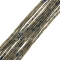 Natural labradorite tube beads 2x4mm with blue flash for DIY jewelry making - 2x4mm / Labradorite