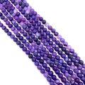 Matte paarse drakenader agaat kralen voor DIY sieraden maken in strengen - Nr. 6 (Paarse Serie)