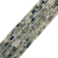 Cylindrical labradorite stone beads with blue flash for DIY necklace jewelry making - 2x4mm / Labradorite