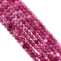 Gepolijste ronde rozenkwarts kralen in roze natuursteen voor DIY-sieraden en handwerk - Nr. 8 (Roze)