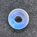 Lichtdurchlässiger Opalit-Steinanhänger 8x14mm in Donut-Form für DIY-Schmuck - Opal / 8x14mm