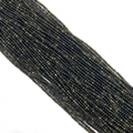 Natural dark brown obsidian round beads strings for DIY jewelry making accessories - 2mm / Gold Obsidian
