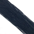 2mm black obsidian natural stone round beads for DIY jewelry necklace making - Black Agate