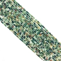 Polished natural green India Agate round beads for DIY jewelry and necklaces - India Agate