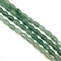 Gefacetteerde natuursteen kralen 6x9mm groen voor DIY sieraden maken accessoires - 6x9mm ca. 22 Kralen / Groene Aventurijn