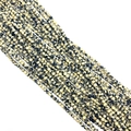 Polished Dalmatian Jasper natural stone beads for DIY jewelry and necklace making - Dalmatian Jasper
