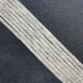 Natural white crystal cylindrical tube beads for DIY bracelet jewelry making - Clear Quartz (13)