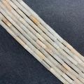 Natural milky white and orange stone tube beads for DIY necklace jewelry making - Pink Aventurine (15)