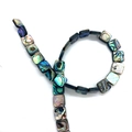 Natuurlijke iriserende vierkante abalone schelpkralen voor DIY sieraden maken - 10mm / Vierkant