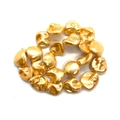 Perline irregolari barocche color champagne oro per creazione gioielli fai da te e artigianato - Stile Oro Brillante (7)