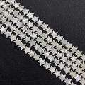 Perles en nacre blanche naturelle en forme d'étoile pour la création de bijoux DIY - Étoile / 12mm