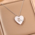 Collier médaillon argenté avec gravure Best Mom Ever sur un coffret cadeau - Gravé Best Mom Ever / Argent