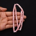 Perles de jaspe impérial rose en forme de bambou pour bijoux DIY et artisanat - Style Veine de Pierre Rose / 6x10mm