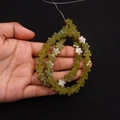 Star-shaped imperial jasper beads in natural yellow-green for DIY jewelry making - 10x10mm (4mm Thickness) / Yellow Green Cracked (No. 5)