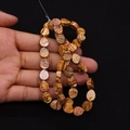 Perles en pierre naturelle de forme goutte pour la création de bijoux DIY - 8x10mm (Épaisseur 4mm) / Jaspe