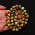 Vibrant mixed color imperial jasper beads for handmade jewelry necklaces - Multicolor Mottled (No. 8)