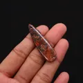 Handheld water drop teardrop imperial stone pendant with natural spotted texture - Leopard Spotted Texture Style (No. 1)
