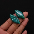 Pendentif en pierre turquoise losange 15x34mm pour création de bijoux DIY à la main - Texture Turquoise Foncé (N° 20)