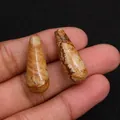 Perle di quarzo fragola naturale a forma di goccia lucida per creazione di gioielli - 10x25mm, 5g / Diaspro