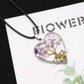 Heart pendant with life tree design featuring purple amethyst stones and gold foil - 30x34mm / Amethyst