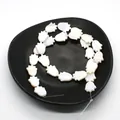 Hamsa shaped white mother of pearl shell loose beads for DIY jewelry making - Small Hand Shape