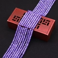 Strand of purple faceted zircon beads for DIY jewelry making and crystal necklaces - 2mm / Purple (No.1)