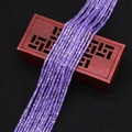Facettierte lila Natursteinperlen in Würfelform für DIY Halsketten und Armbänder - 2x2mm / Lila (Nr. 2)