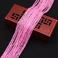 Stränge aus rosa facettierten Kristallwürfeln für DIY Halsketten und Armbandgestaltung - 2x2mm / Rosa (Nr. 3)