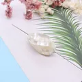 Irregular mosaic shell bead for jewelry making with iridescent white mother of pearl finish - 14x28mm / No.2 (Iridescent MOP White)