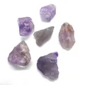 Set de piedras naturales de amatista bruta en varias formas irregulares y tonos púrpura - 24-38mm / Amatista (Estilo 3)