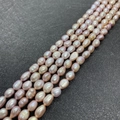 Macro detail of natural pink purple freshwater pearls with high luster for DIY jewelry - Mini / Purple