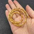Cuentas cilíndricas de ojo de tigre amarillo 2x4mm para creación de joyas DIY - 2x4mm / Topacio