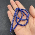 Cuentas de tubo de lapislázuli azul oscuro para creación de joyería artesanal DIY - 2x4mm / No 36 (Estilo Lapis Azul Oscuro)