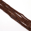 Flat dark brown natural shell disc beads 6mm-8mm for DIY jewelry making and crafts - No. 9 (Dark Brown Natural Texture)