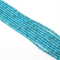 Flat round sky blue shell beads strands for DIY jewelry making and clothing accessories - No.12 (Sky Blue)